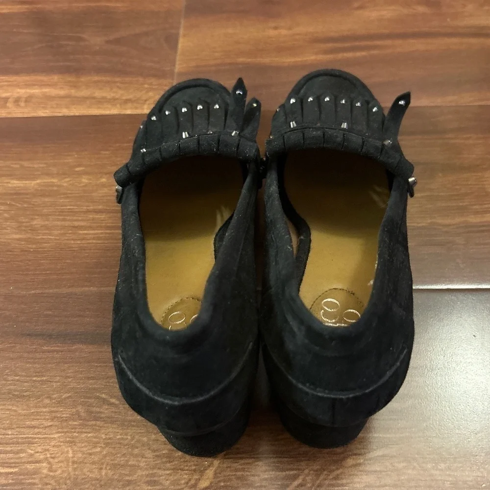 🌿END of SEASON SALE🌿 FRANCO SARTO Suede Leather Black Shoes size 9M